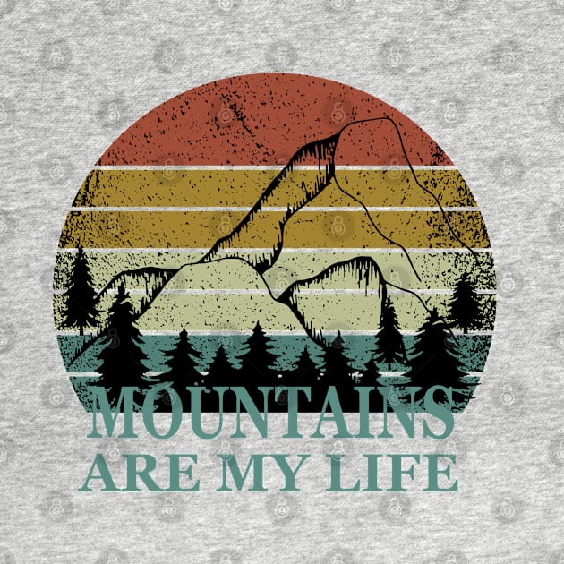 mountains are my life by omitay